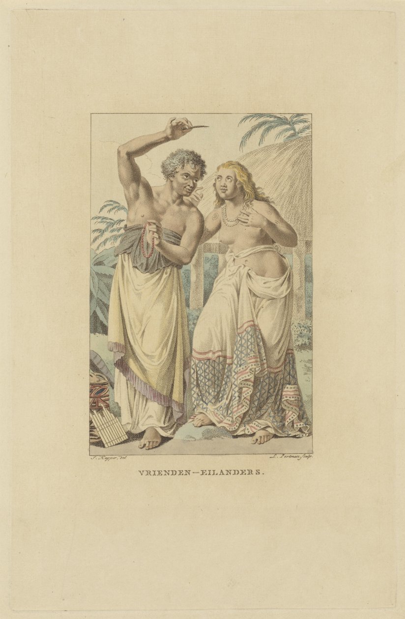 Inhabitants of the Friendly Islands (Tonga Archipelago) by Ludwig Gottlieb Portman