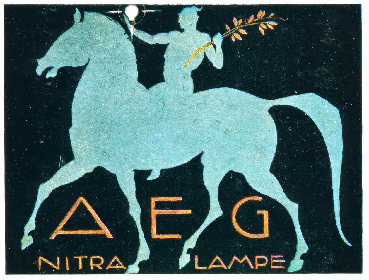 AEG Nitra Lamp by Ludwig Hohlwein