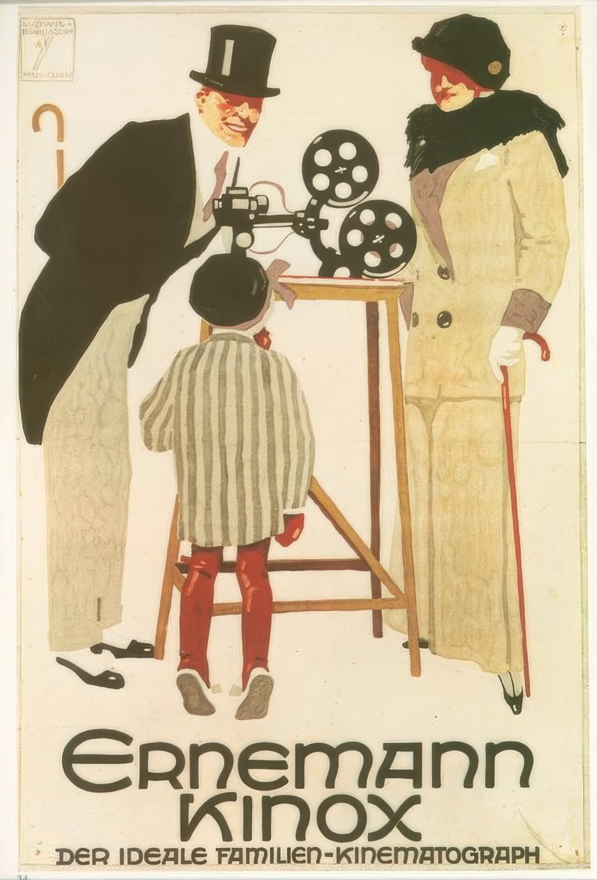 Ernemann Kinox. The Ideal Family Cinematograph by Ludwig Hohlwein