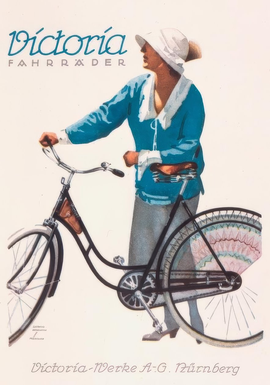 Victoria Bicycles by Ludwig Hohlwein