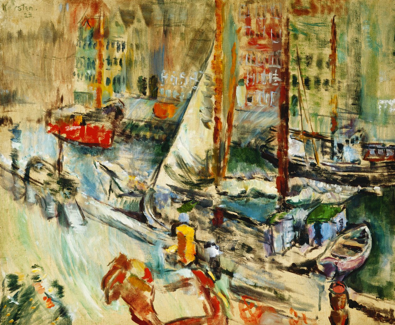 From Nyhavn, 1923 by Ludvik Peter Karsten