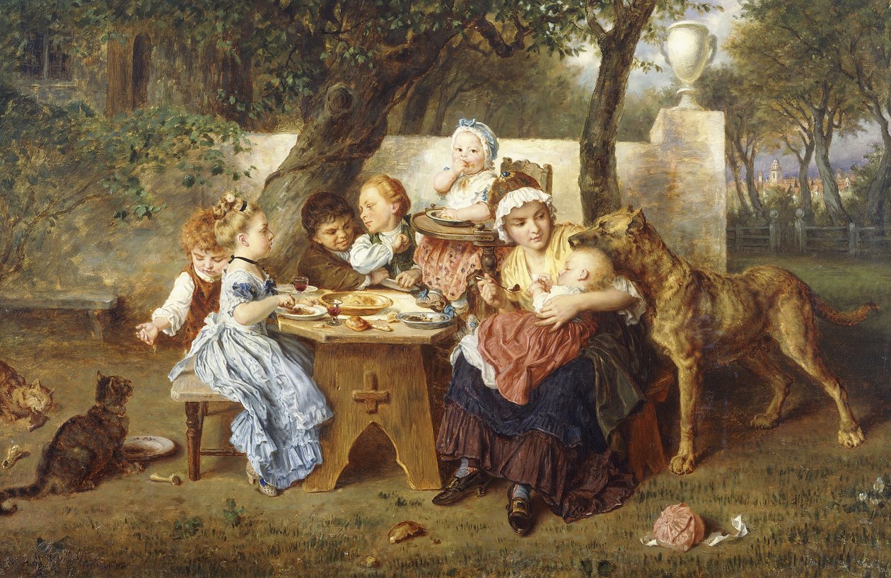 The Birthday Party by Ludwig Knaus