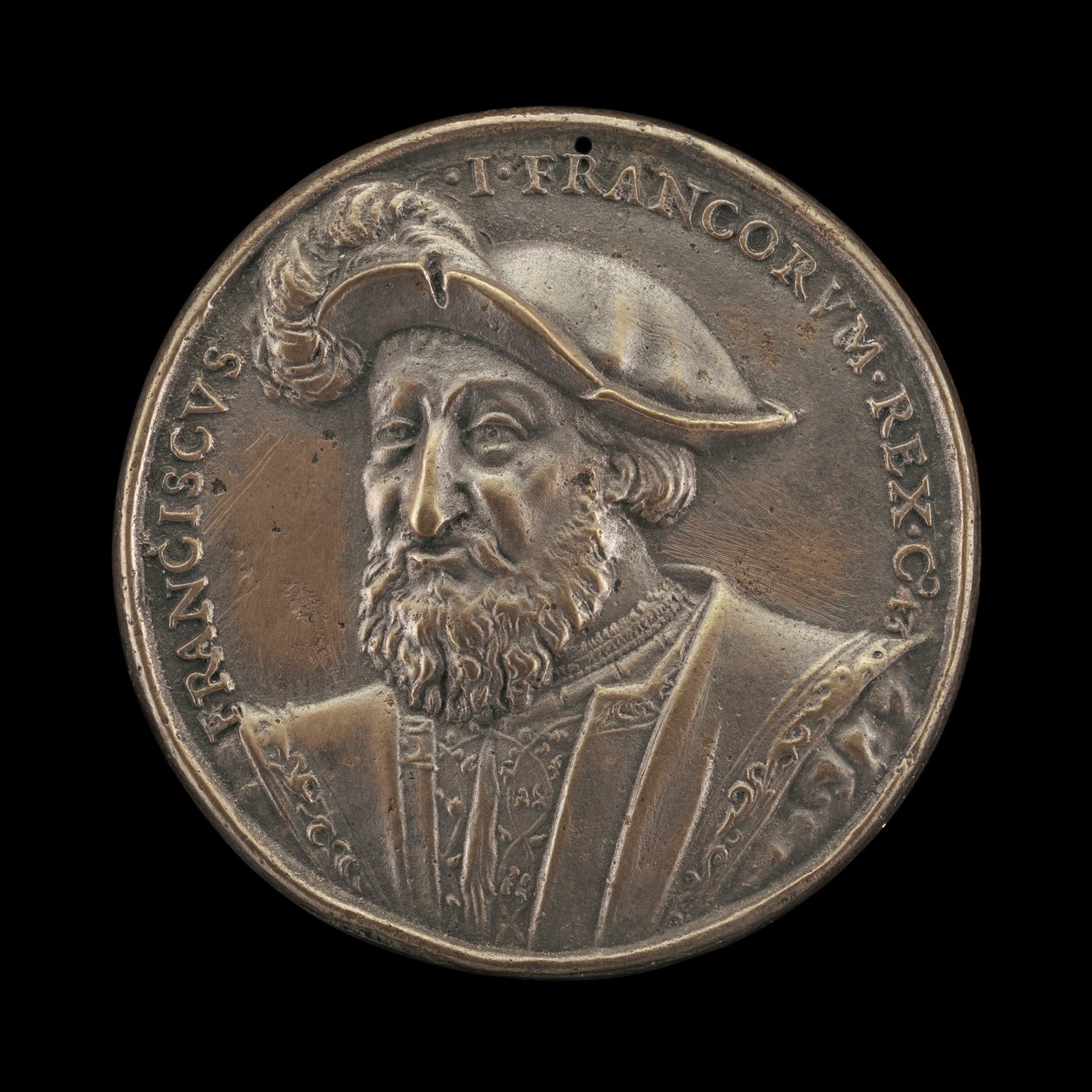 François I, 1494-1547, King of France 1515 [obverse] by Ludwig Neufahrer