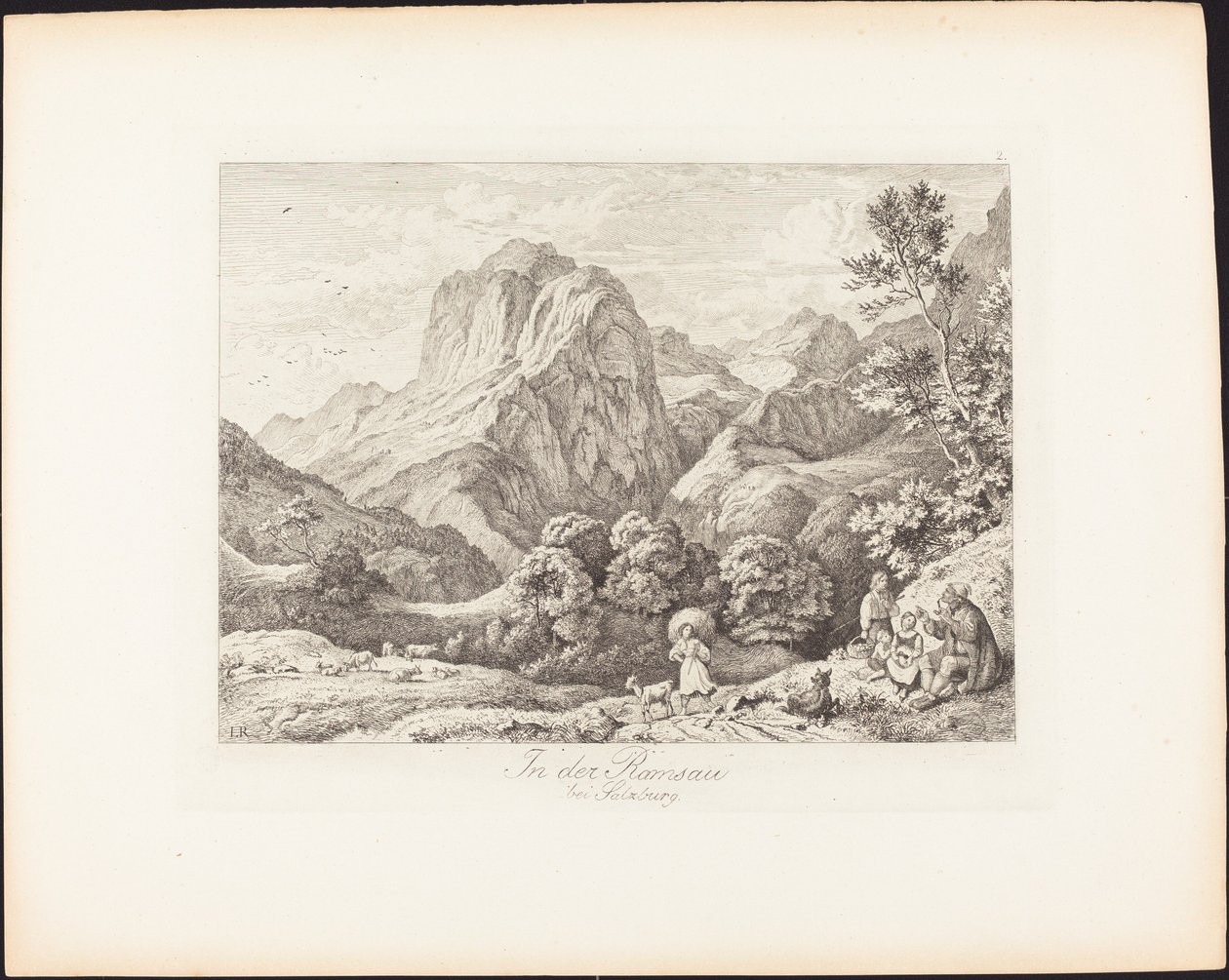 In the Ramsau near Salzburg by Ludwig Richter