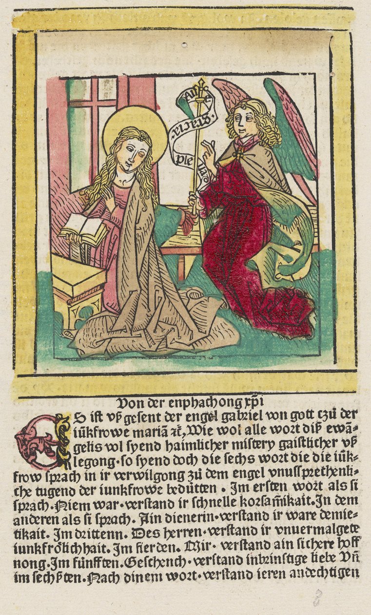 Gaistliche usslegong des lebes Jhesu Cristi by Ludwig Schongauer, German 15th Century, Ludolph of Saxony
