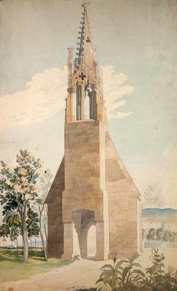 The Gothic Chapel near Witzenhausen by Ludwig Sigismund Ruhl