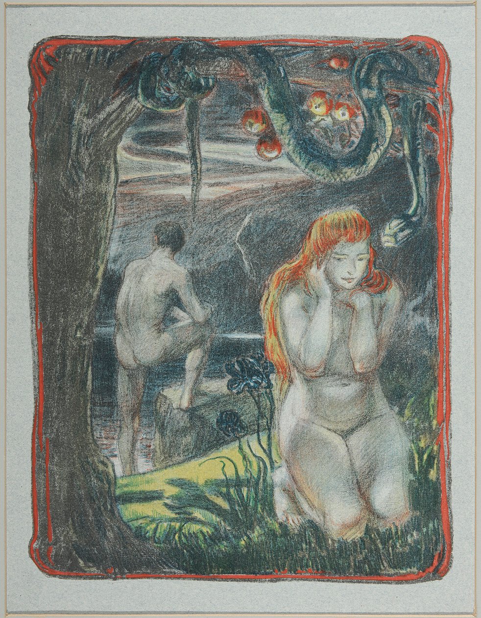 Adam and Eve by Ludwig von Hofmann