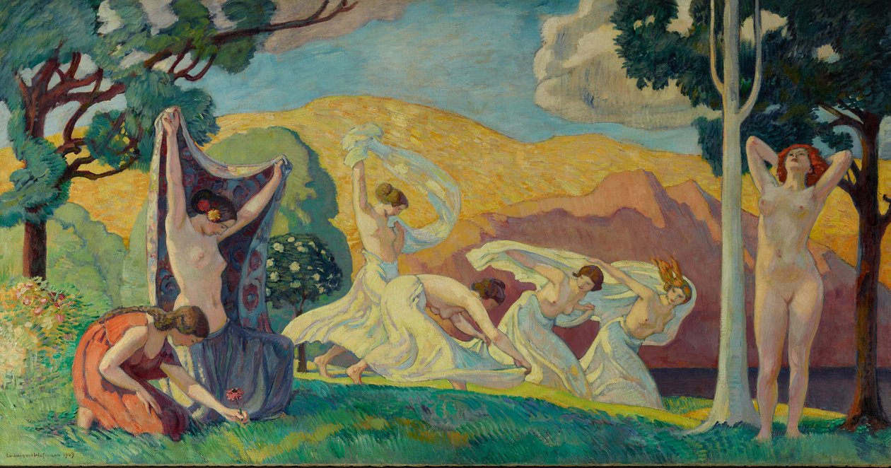 Spring Dance by Ludwig von Hofmann
