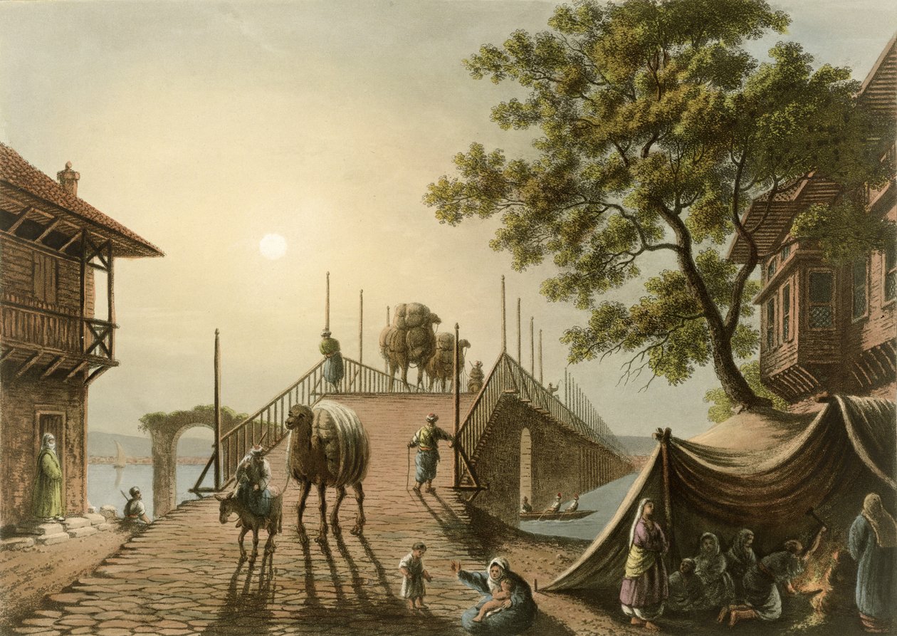 Ponte Piccolo in Romania, plate 9 from 