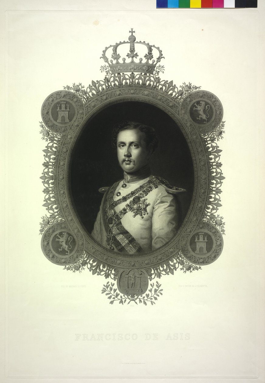 King Franz of Spain by Luigi Calamatta