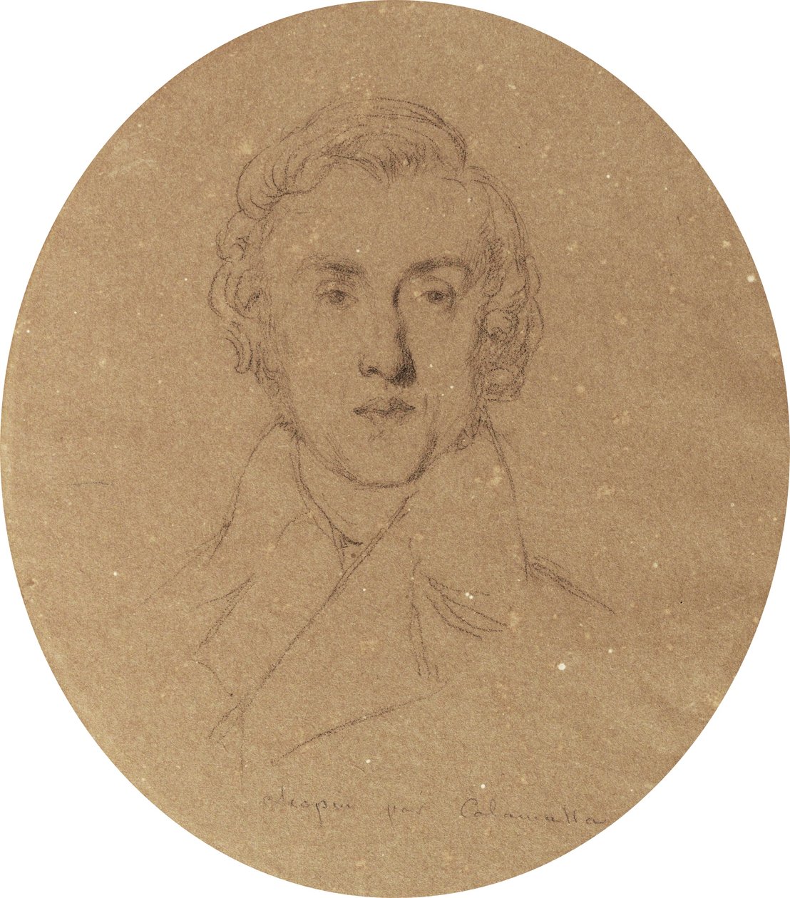 Portrait of Fryderyk Chopin by Luigi Calamatta