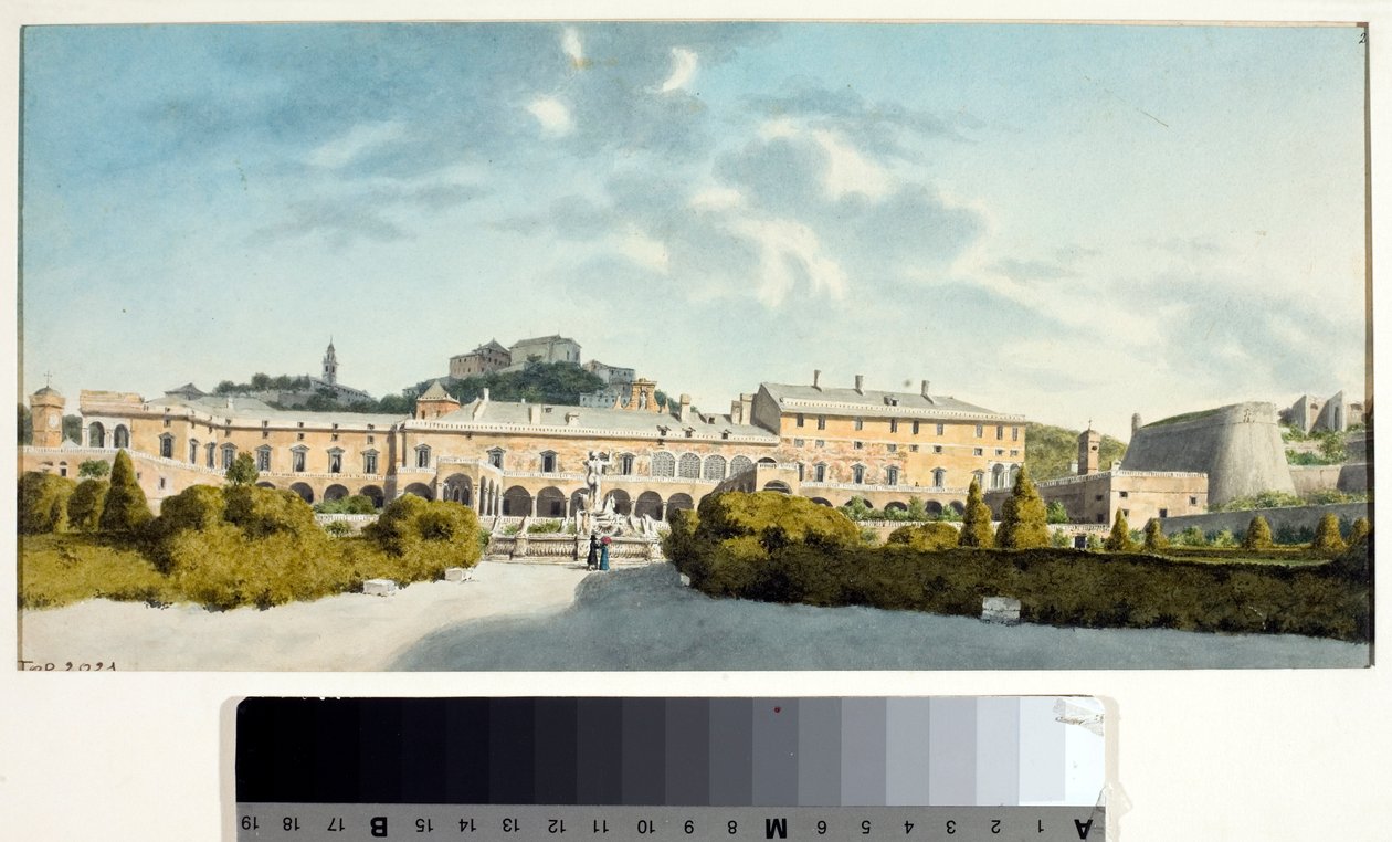 The Doria palace in Fassolo, Italy by Luigi Garibbo