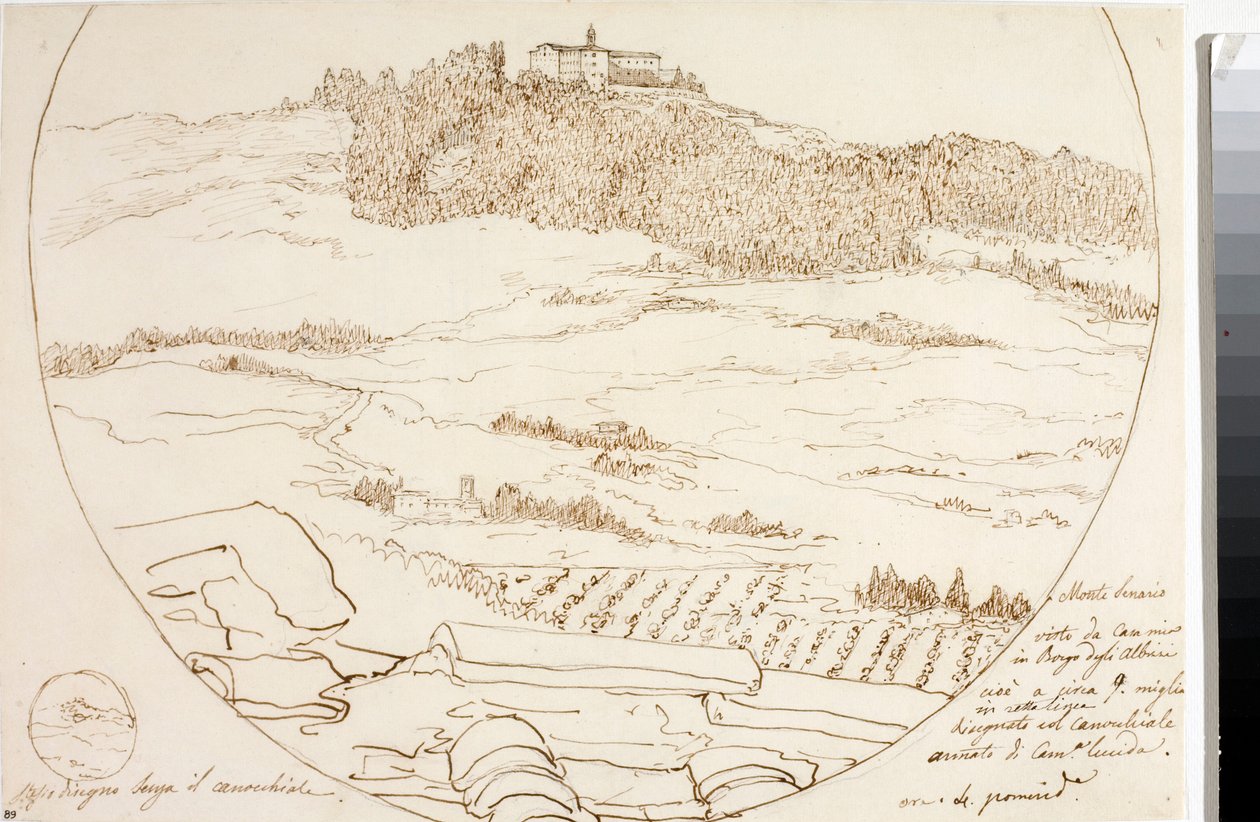 View of Monte Senario Near Florence by Luigi Garibbo