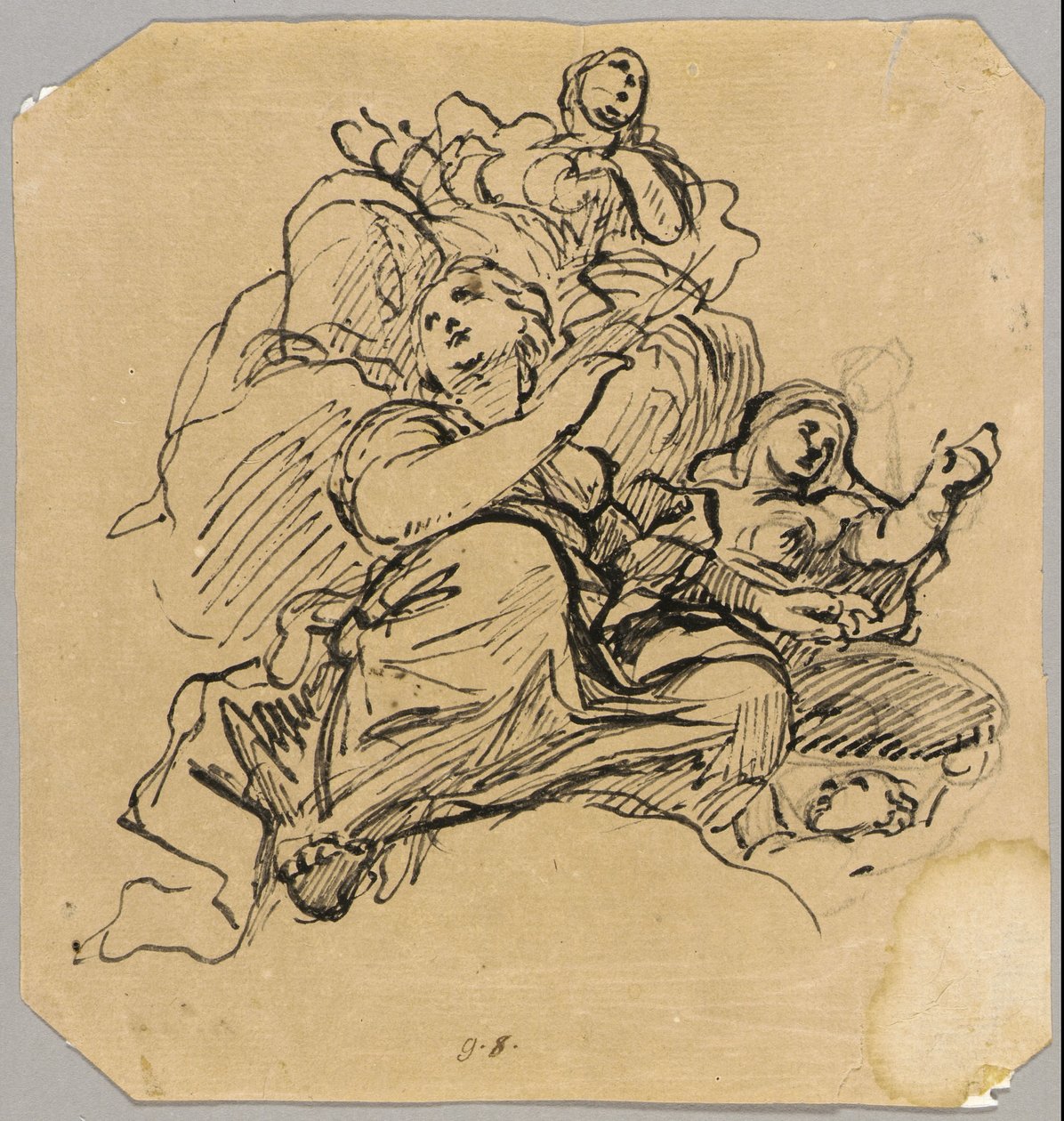 Drawing by Luigi Garzi