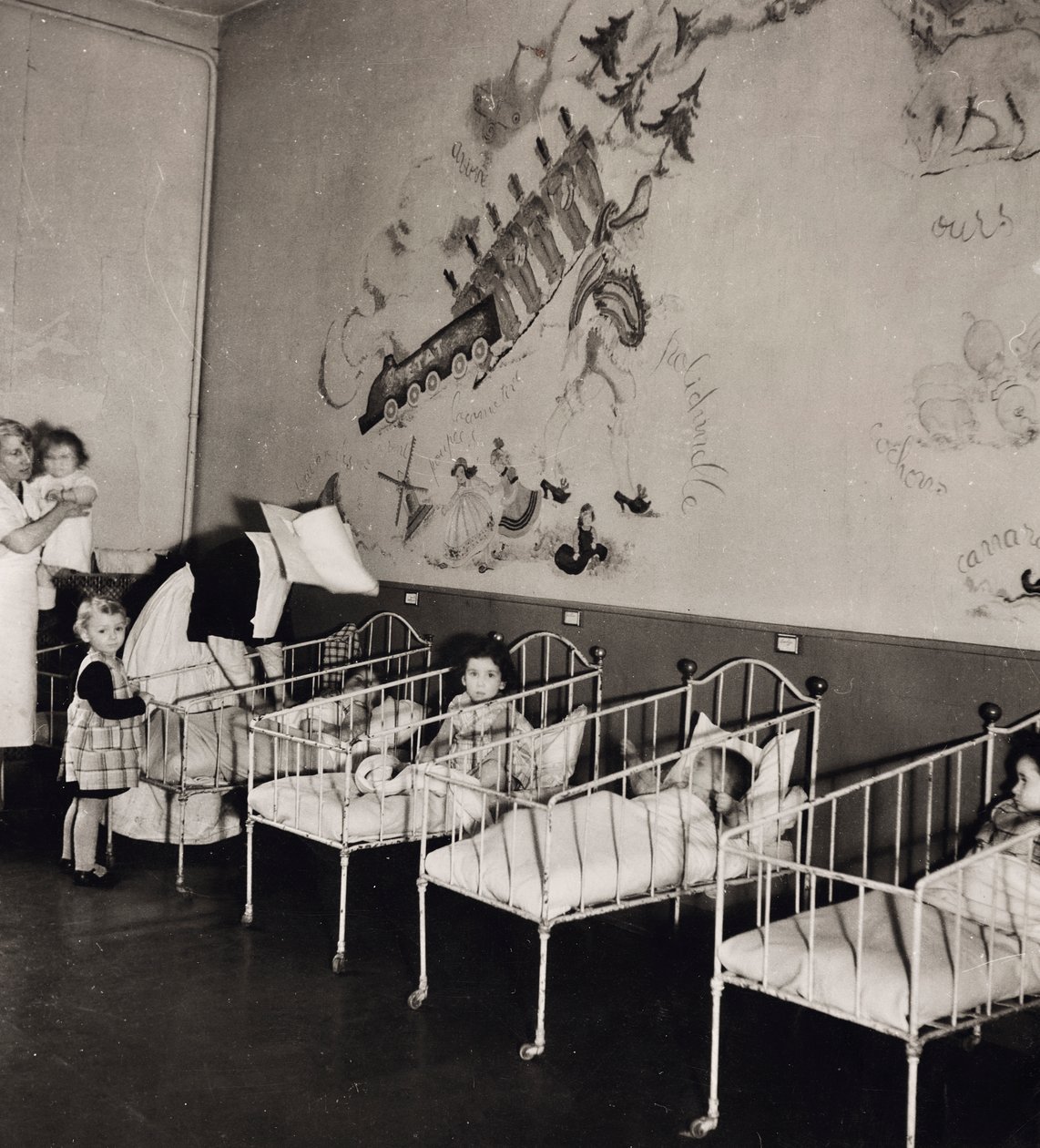 Girls in a French Orphanage by Luigi Leoni