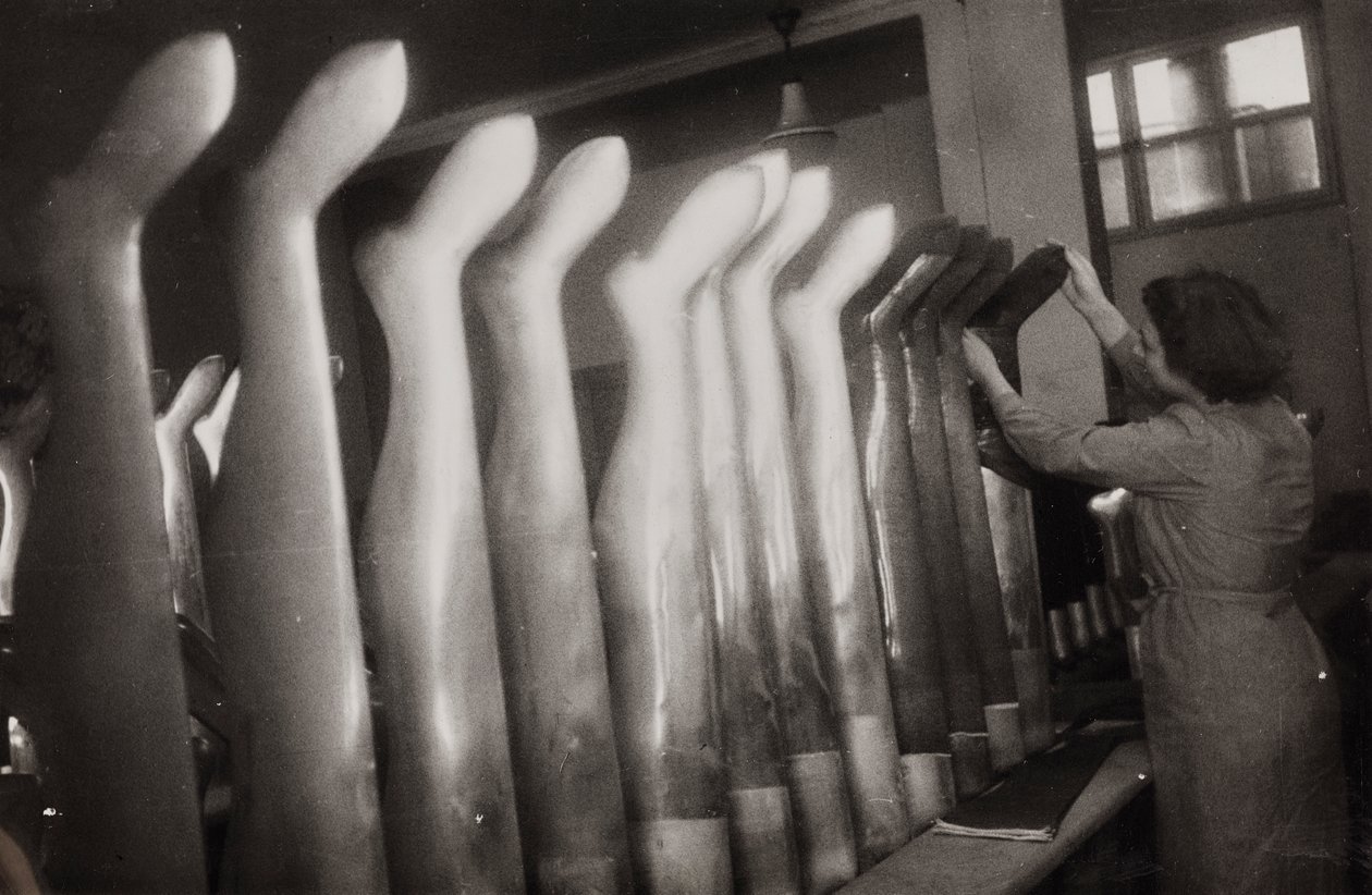 Workers in a Sock Factory by Luigi Leoni