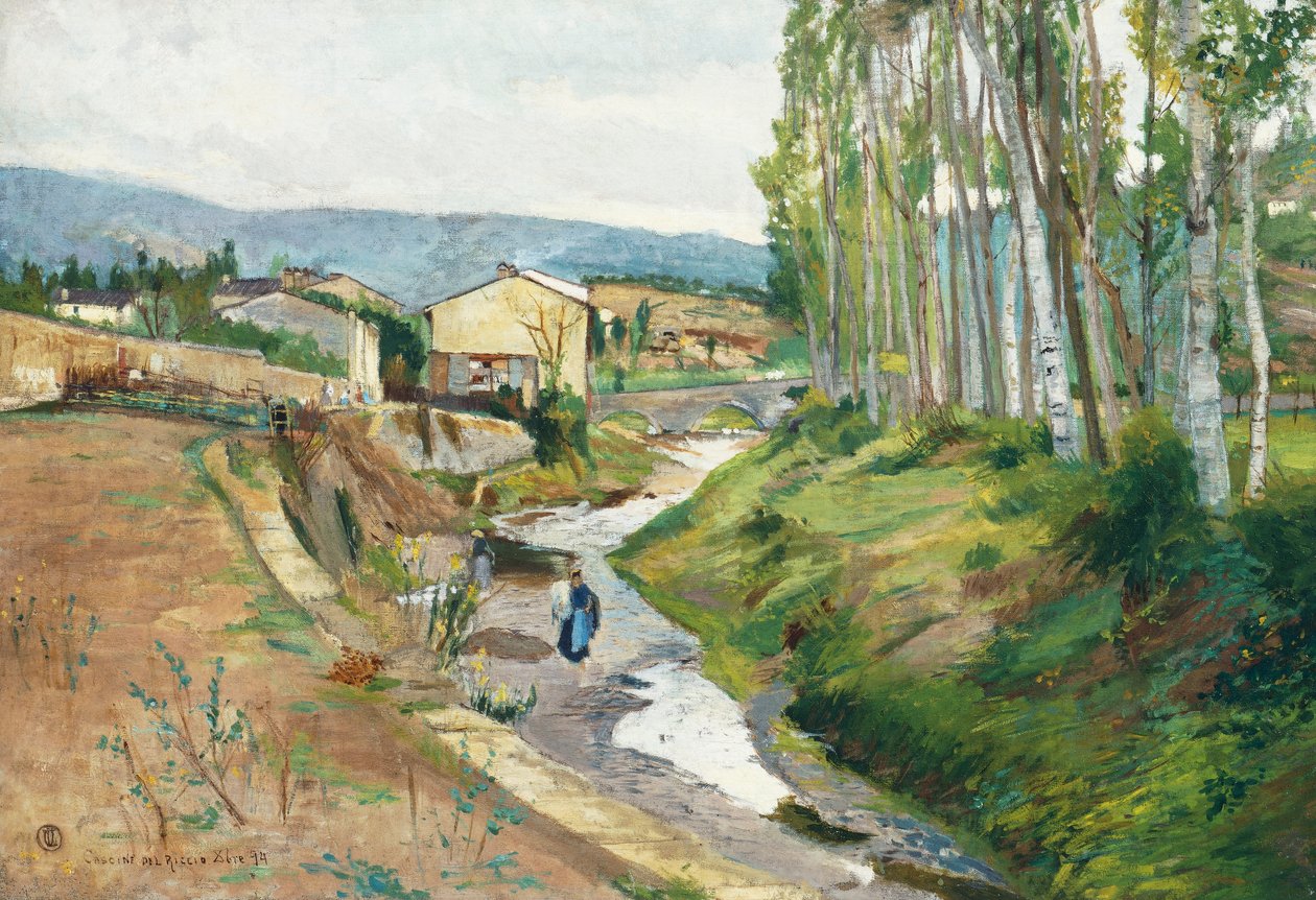The Riccio Farmhouses in Florence by Luigi Levi