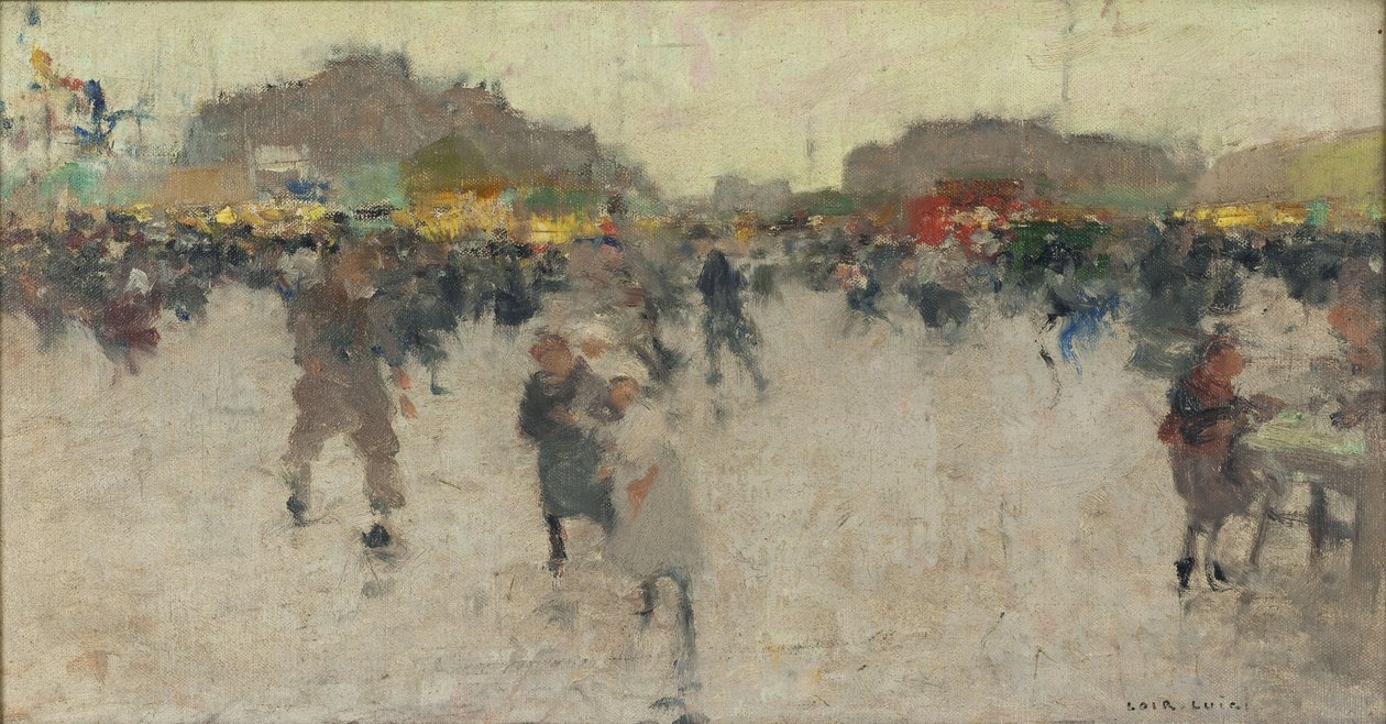 Festival at Place du Trône, Paris, ca. 1890 by Luigi Loir