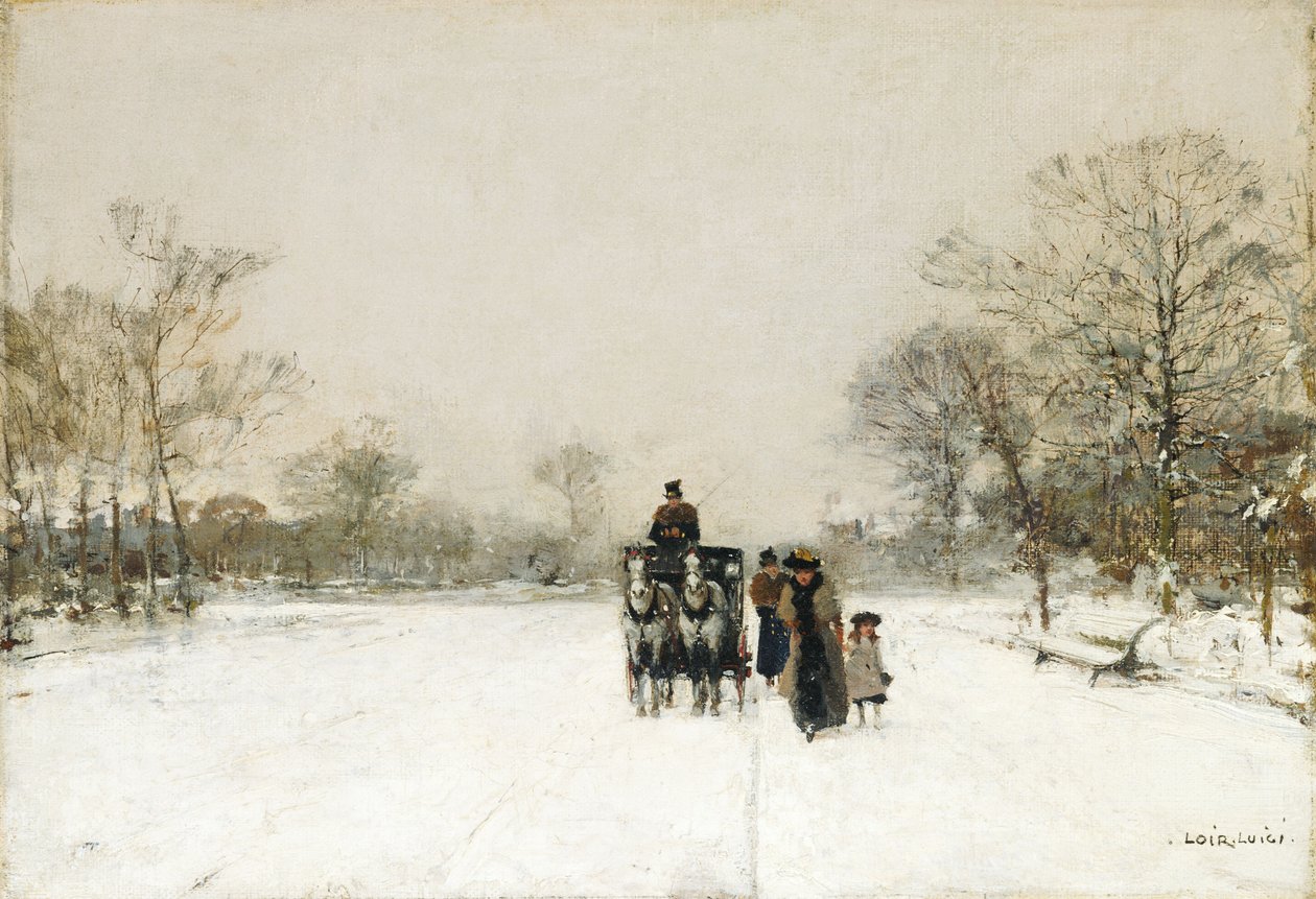 In the Snow by Luigi Loir