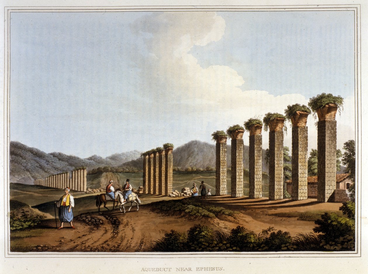The aqueduct at Ephesus - in 