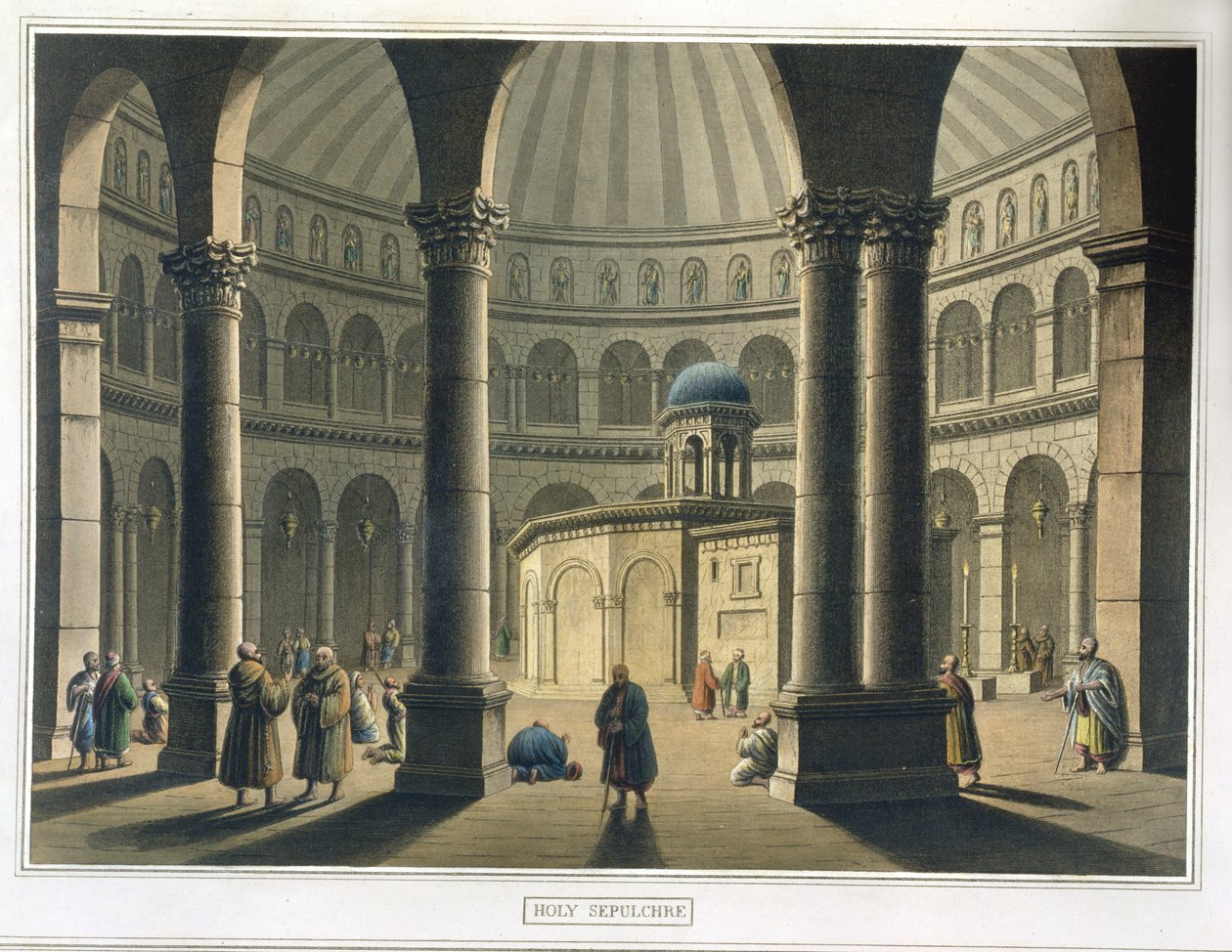 The Holy Sepulchre, pub. by William Watts, 1806 by Luigi Mayer
