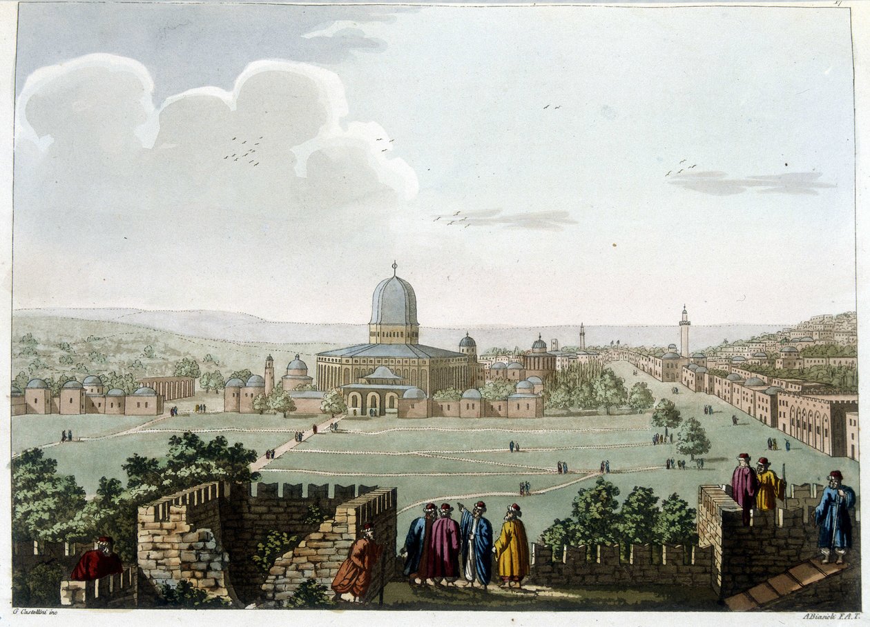 The Temple of Solomon (Mosque in Jerusalem) - in 