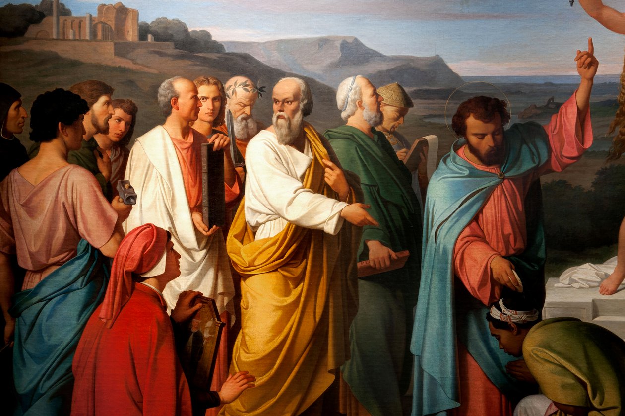 The Triumph of Truth (detail) 1847 by Luigi Mussini