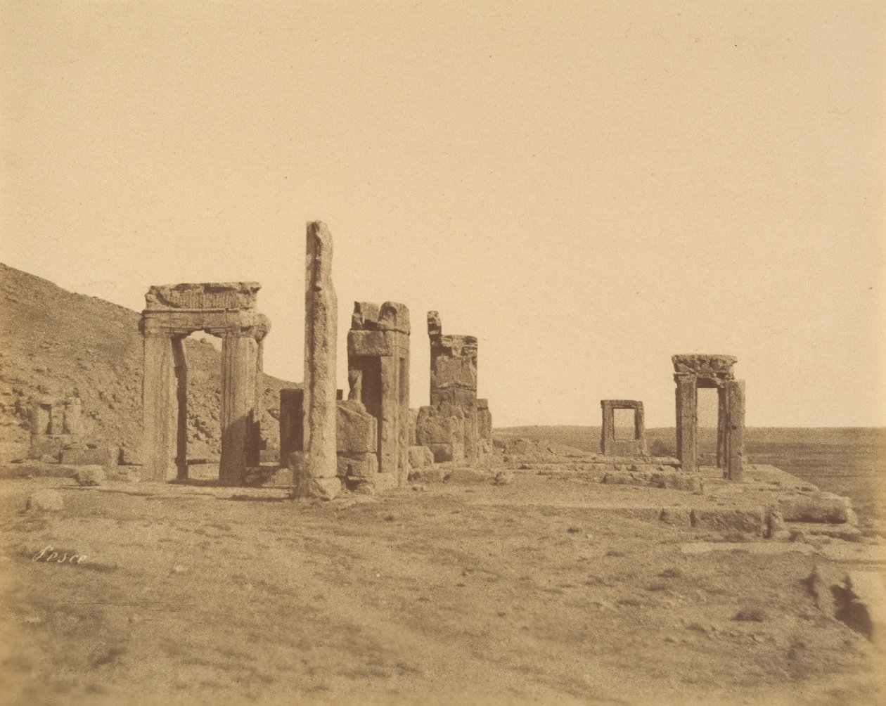 Persepolis, Before Restoration by Luigi Pesce