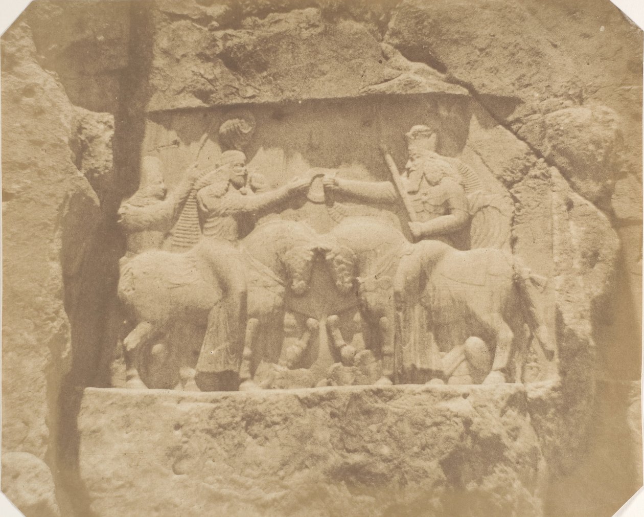 Bas Relief at Nakshi Rustam by Luigi Pesce