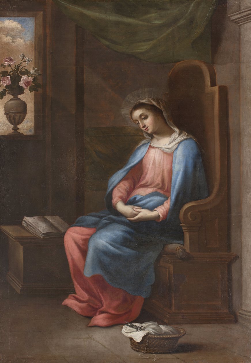 The Annunciation (detail) by Luigi Primo