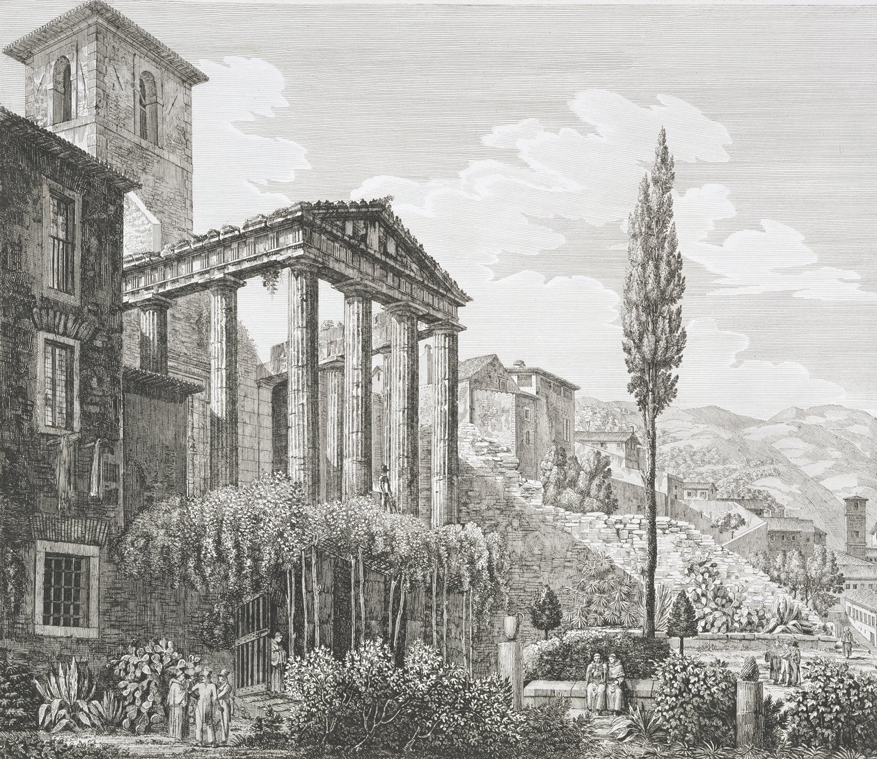 Temple of Hercules at Cora, from 