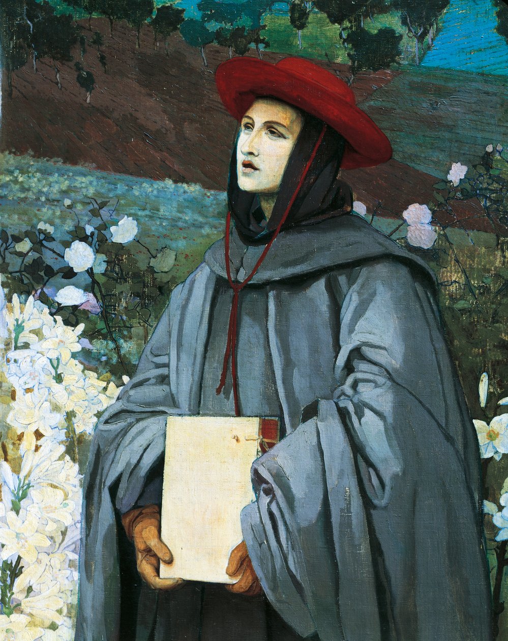 St Bonaventura (detail) by Luigi Serra