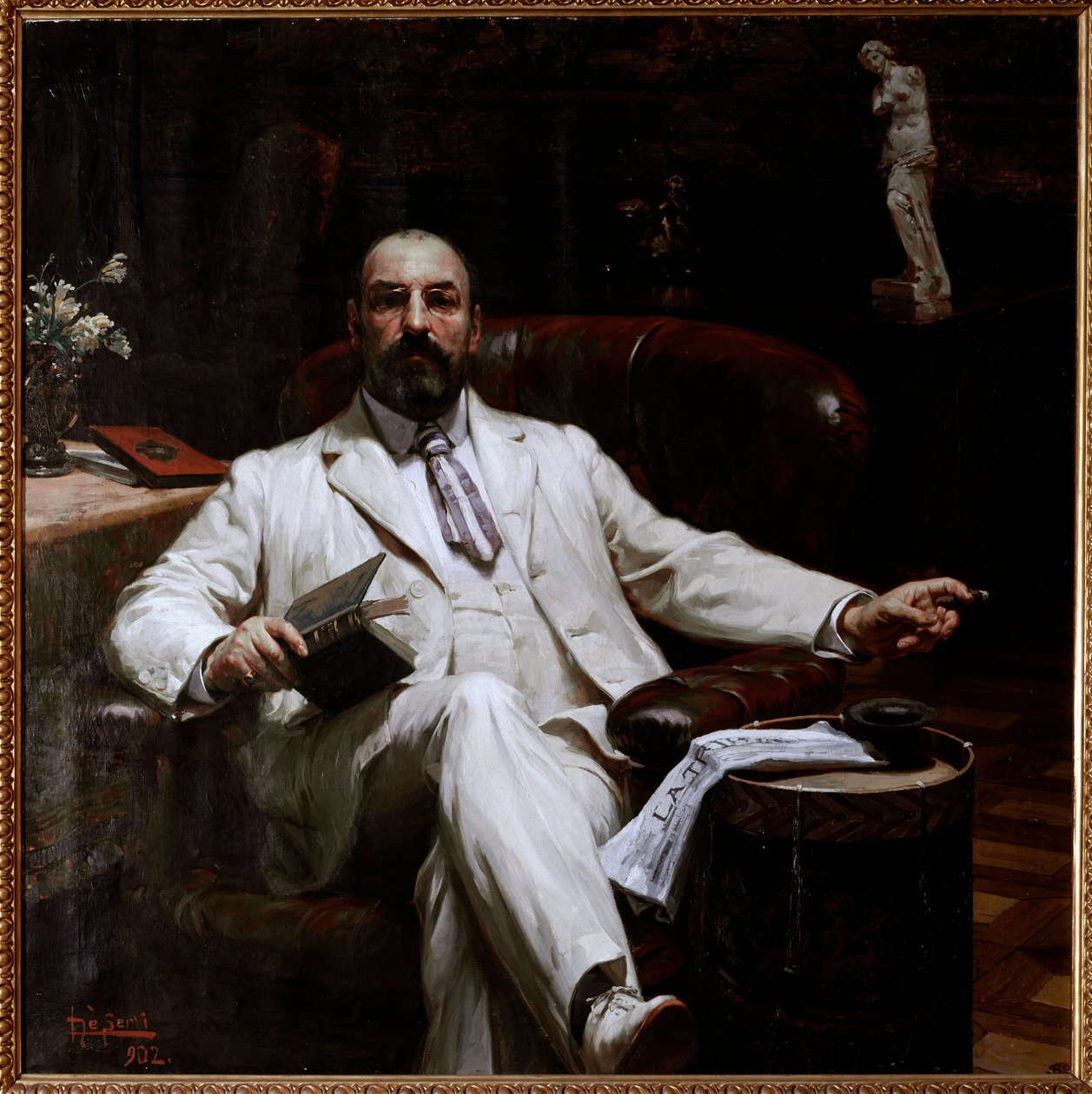 Portrait of Scottish Insurer and Protector of Arts Evan Mackenzie by Luigi de Servi, 1902 by Luigi de Servi