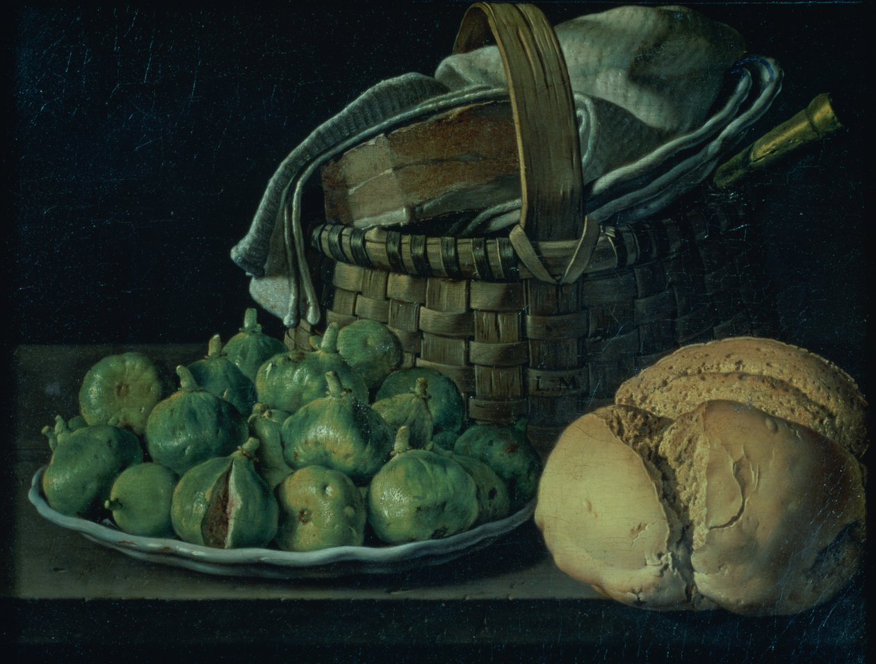 Still Life With Figs by Luis Egidio Melendez