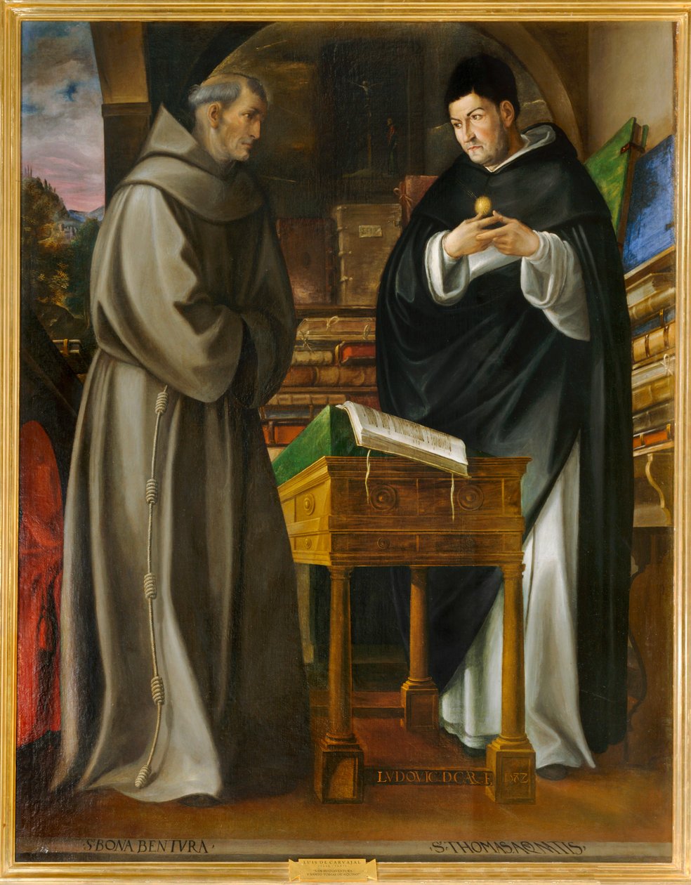 Saint Bonaventura and Saint Thomas Aquinas by Luis de Carvajal