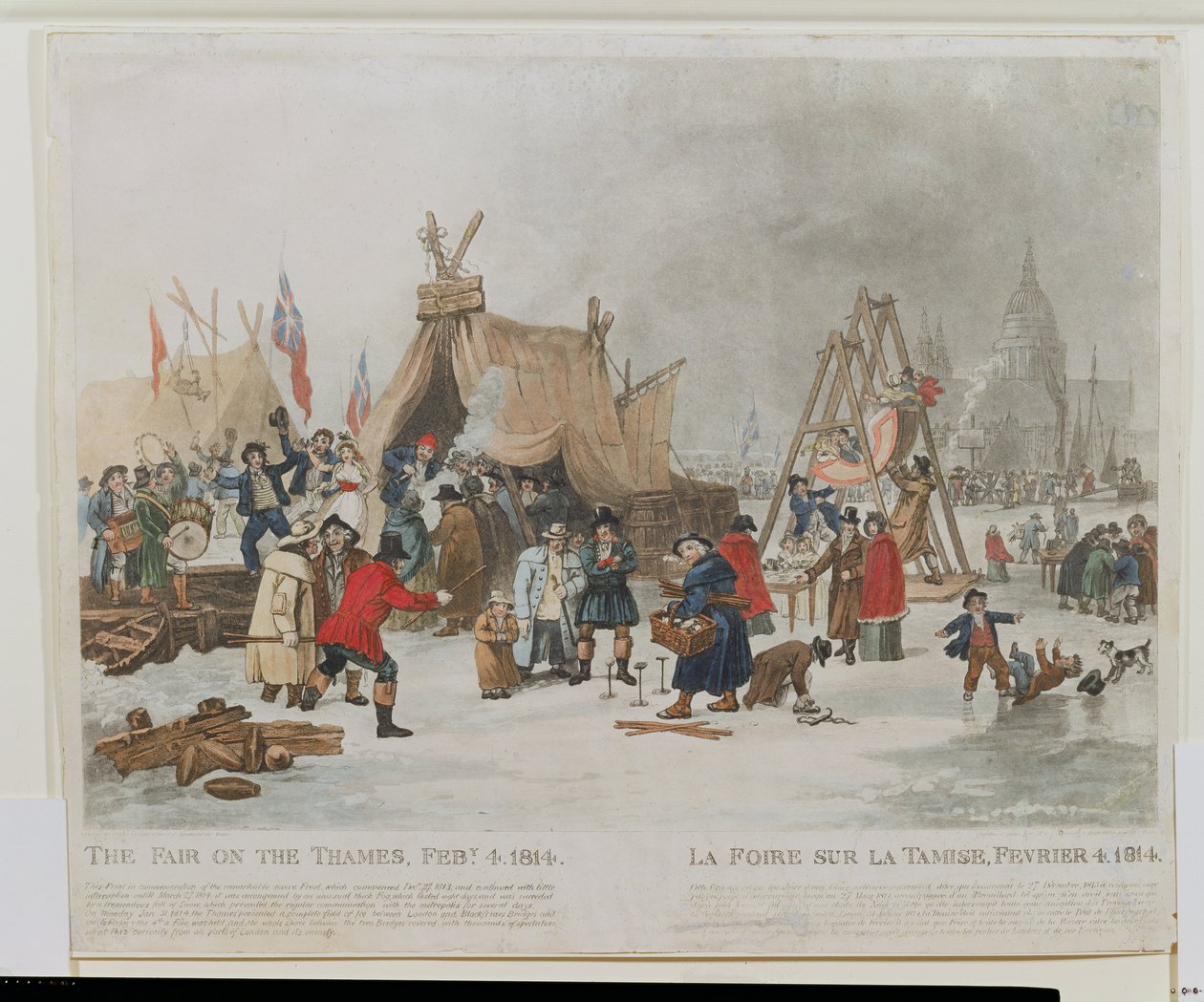 The Fair on the Thames, February 4th 1814 by Luke Clennell