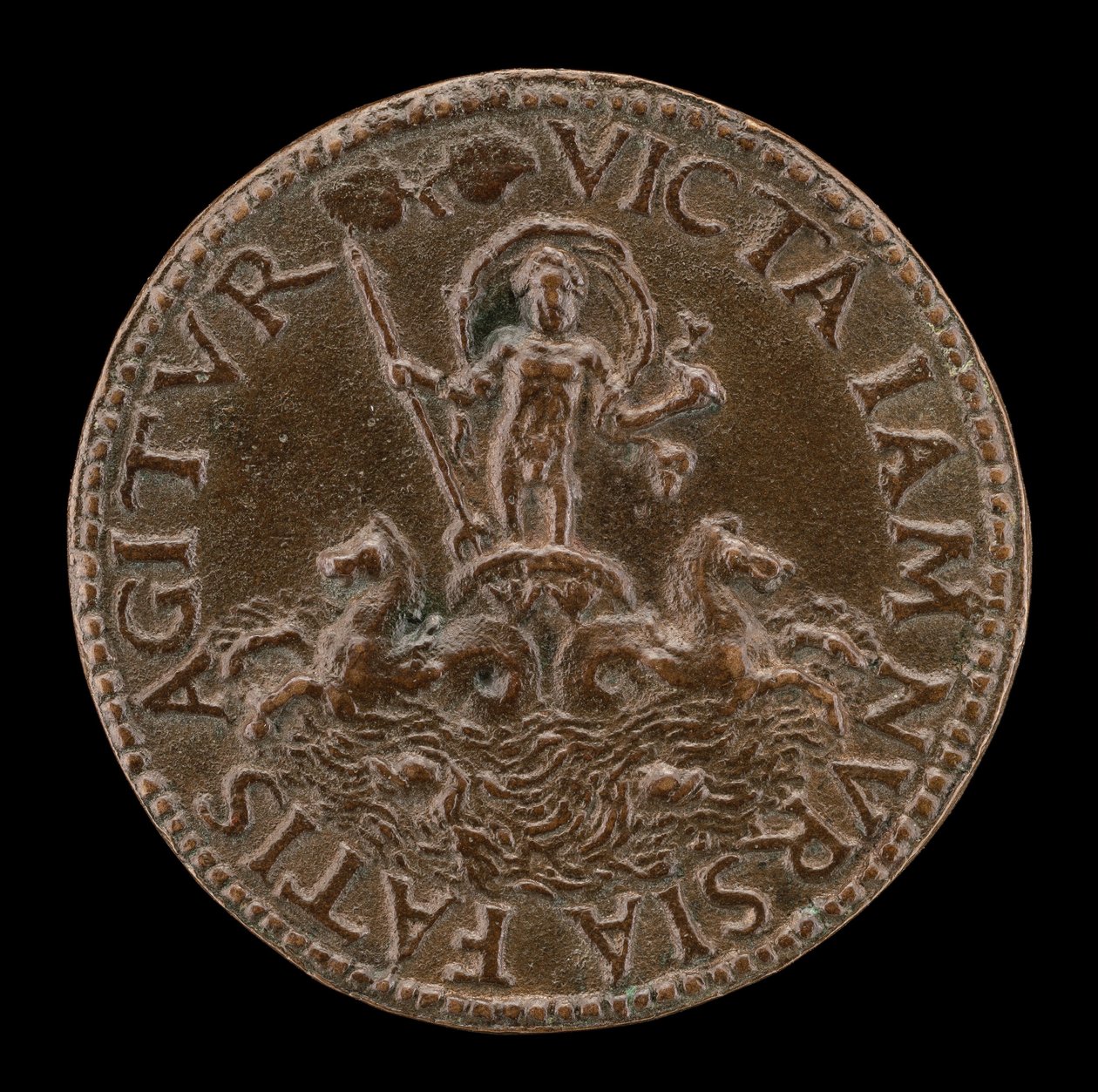 Neptune in a Sea-Car [reverse] by Lysippus Junior