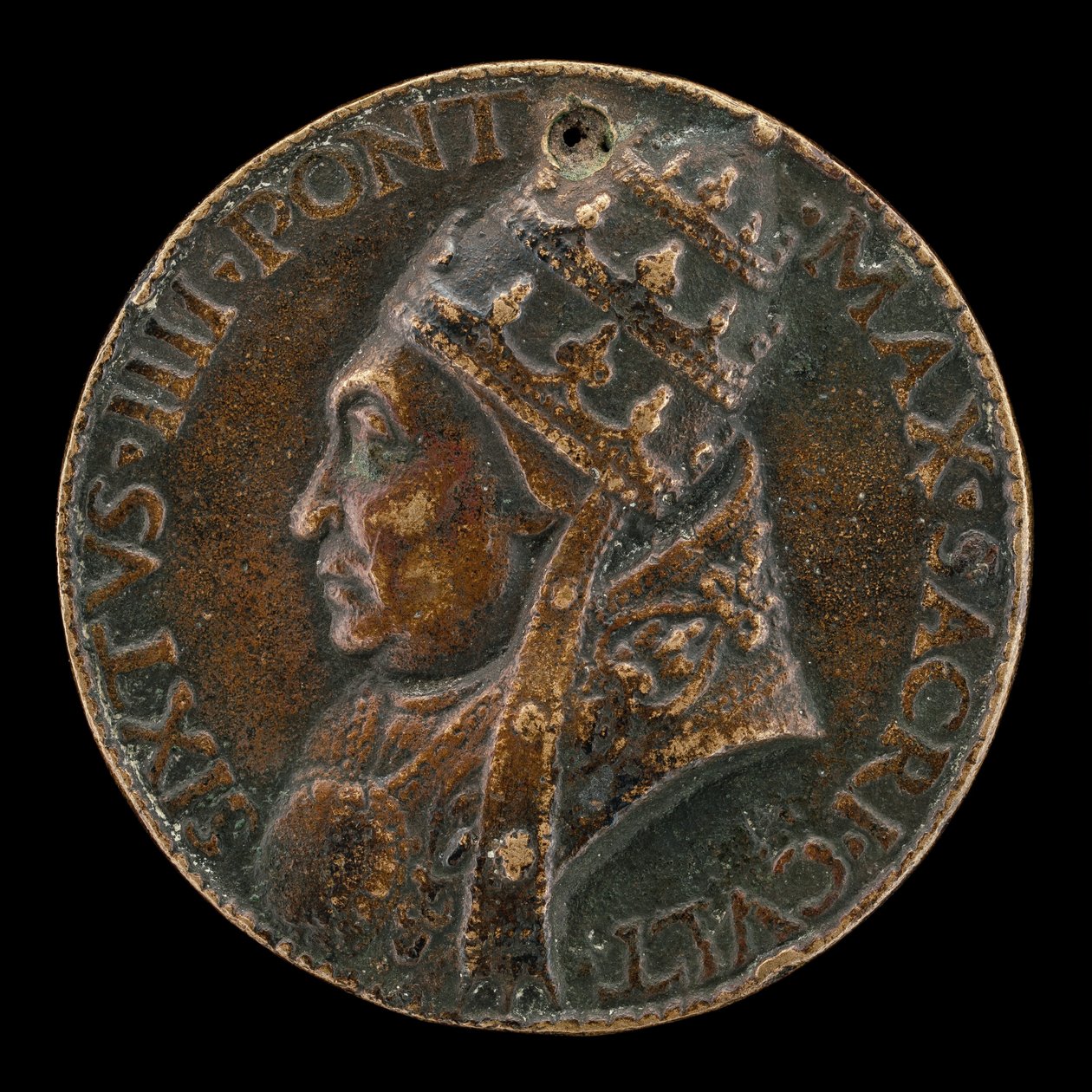 Sixtus IV Francesco della Rovere, Pope 1471 [obverse] by Lysippus Junior