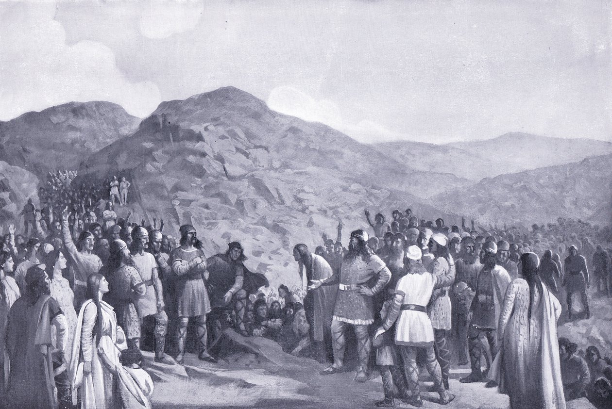 A Welsh Tribal Gathering, 1920