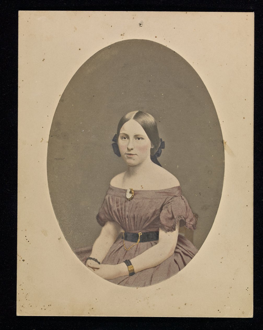 Portrait of a young woman by M.A. Root
