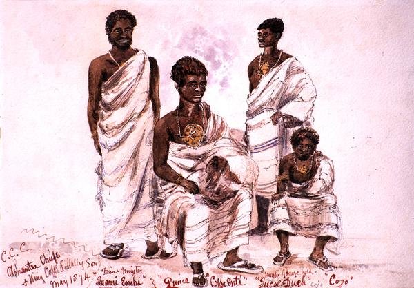 C.C.C. Ashantee Chiefs and King Coffe Kollally Son by M.B. Mealy