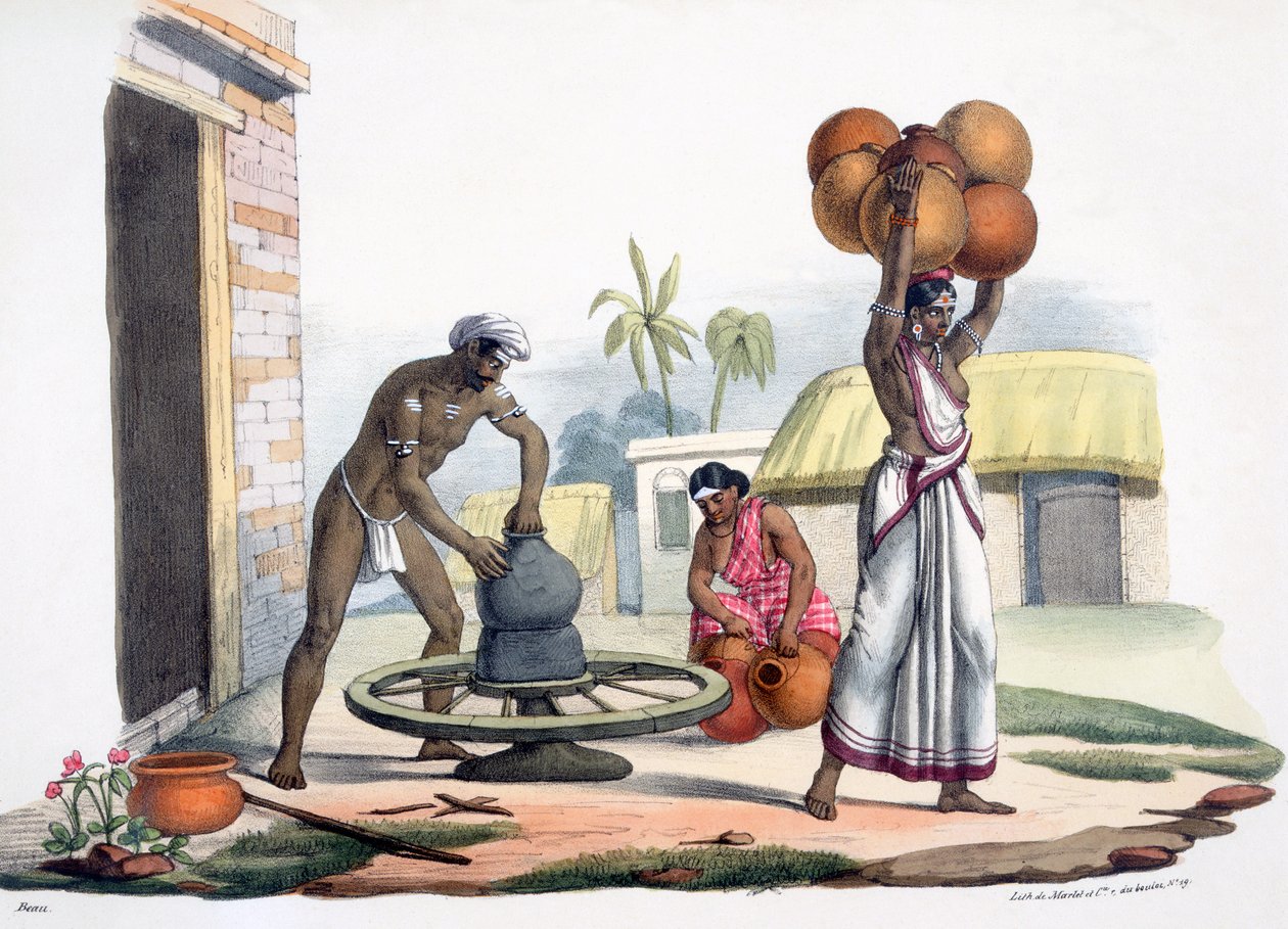 A Potter, 1827-35 by M.E. Burnouf