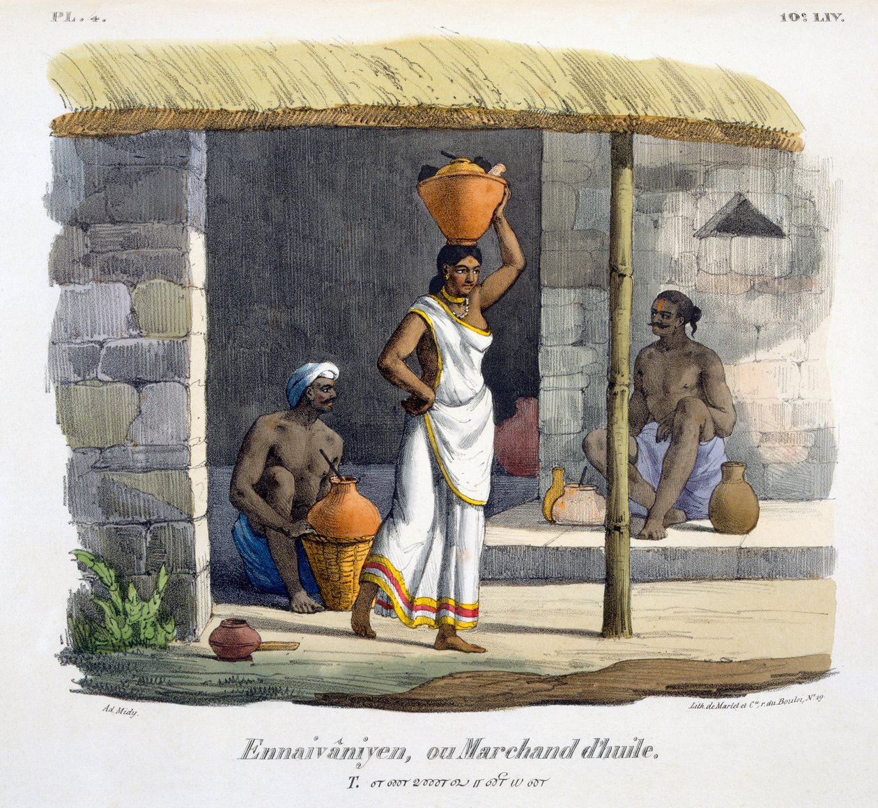 An Oil Merchant, 1827-35 by M.E. Burnouf