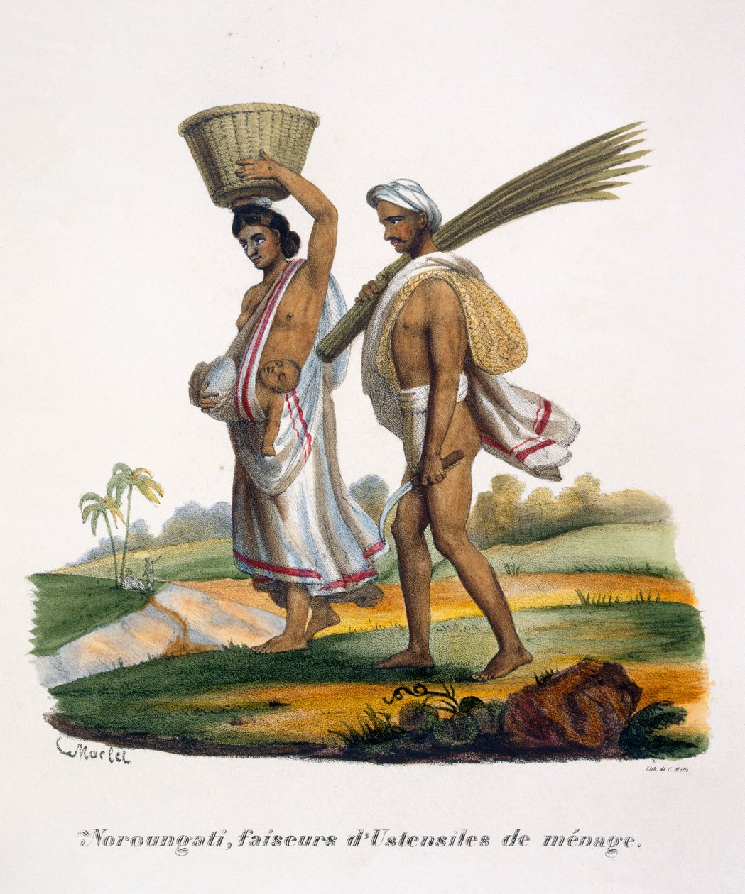 Makers of domestic utensils, 1827-35 by M.E. Burnouf