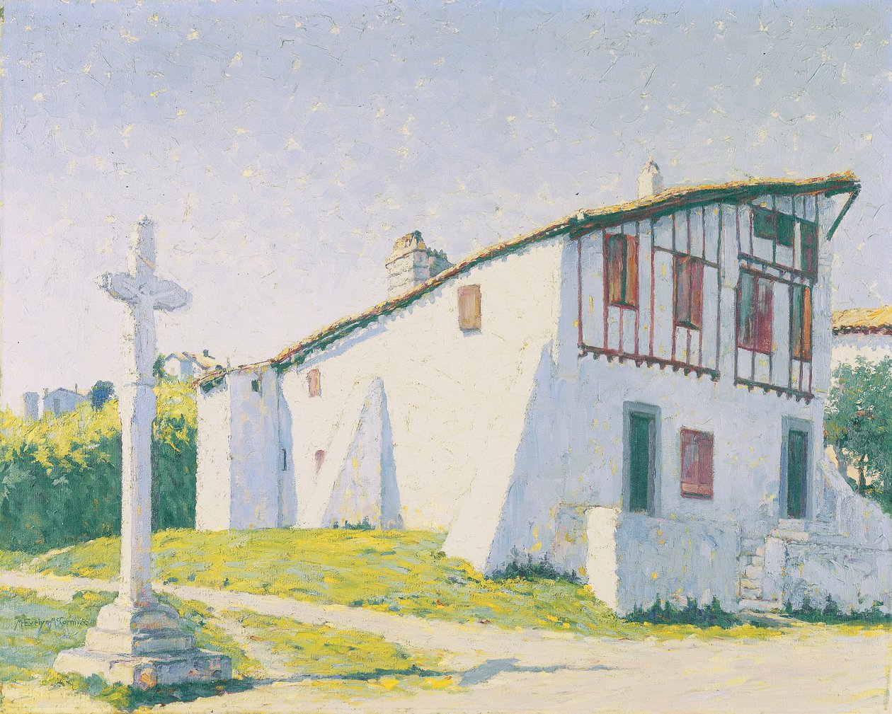 Bisque House, St. Jean de Luz, France by M. Evelyn McCormick