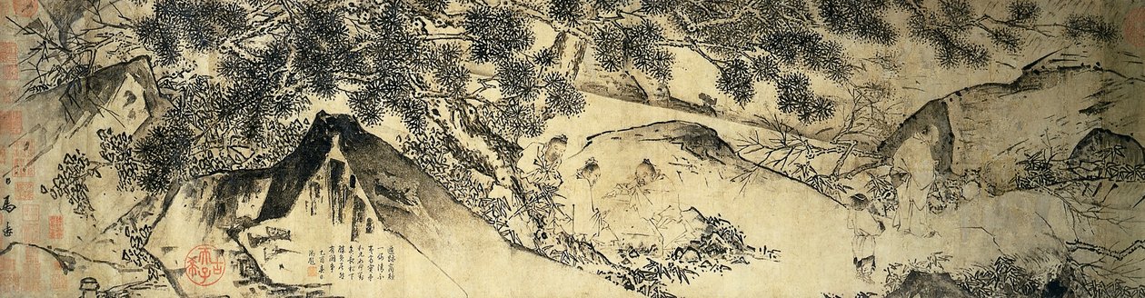 Handscroll: The Four Sages of Shangshan by Ma Yüan