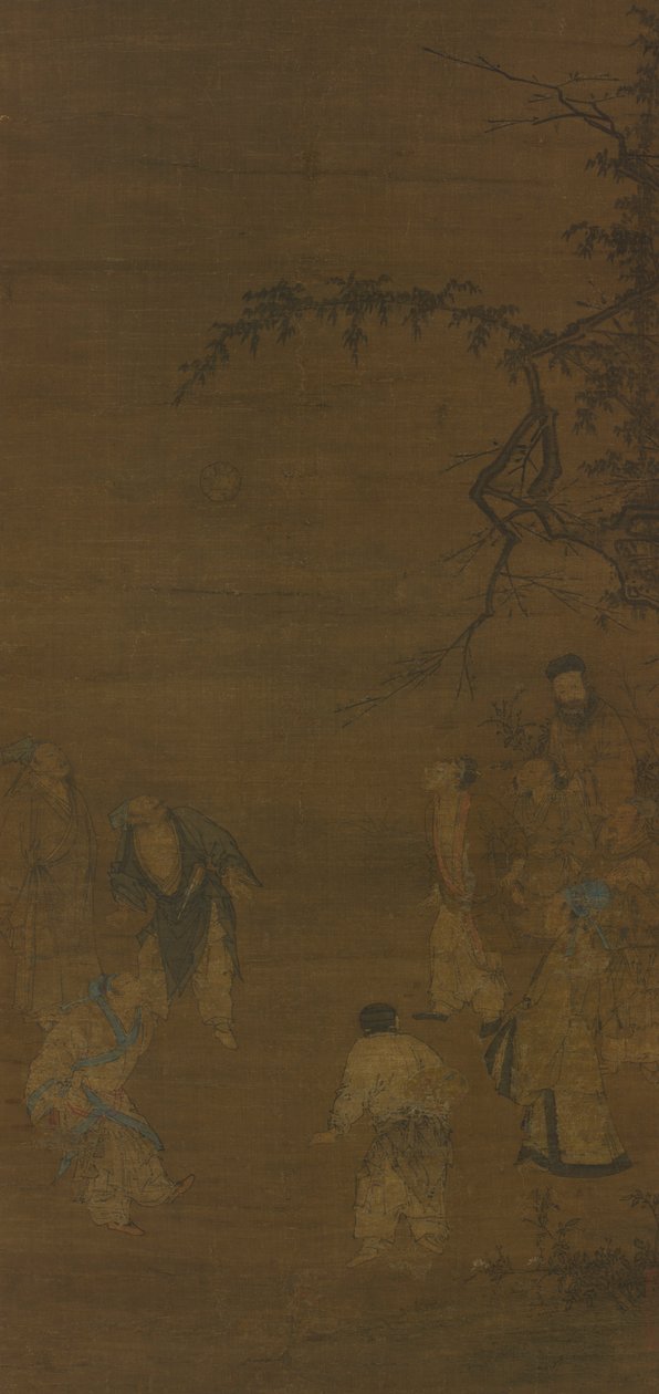 The Football Players, late 1100s-early 1200s by Ma Yüan