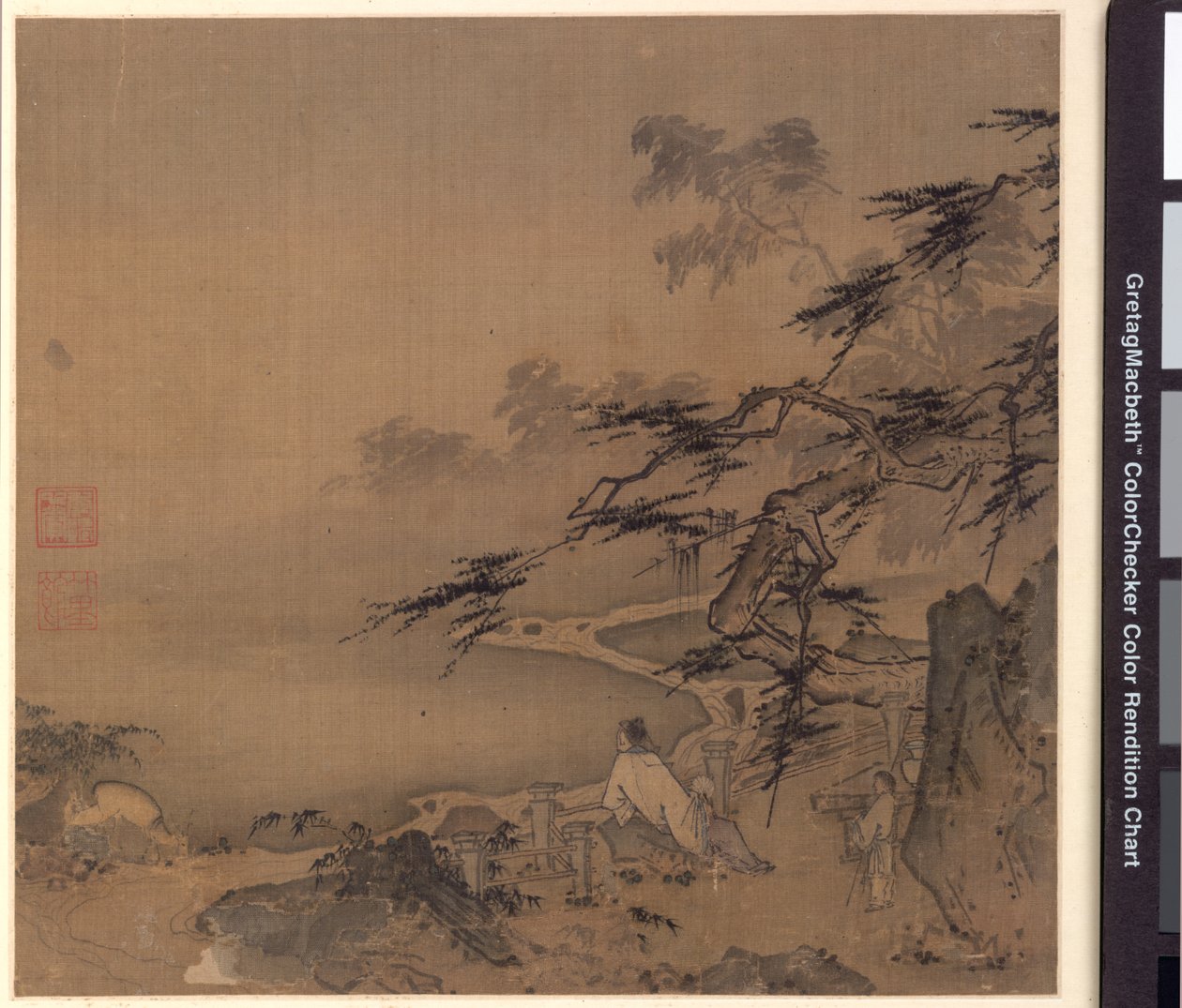 Watching the Deer by a Pine Shaded Stream, 1127-1279 by Ma Yüan