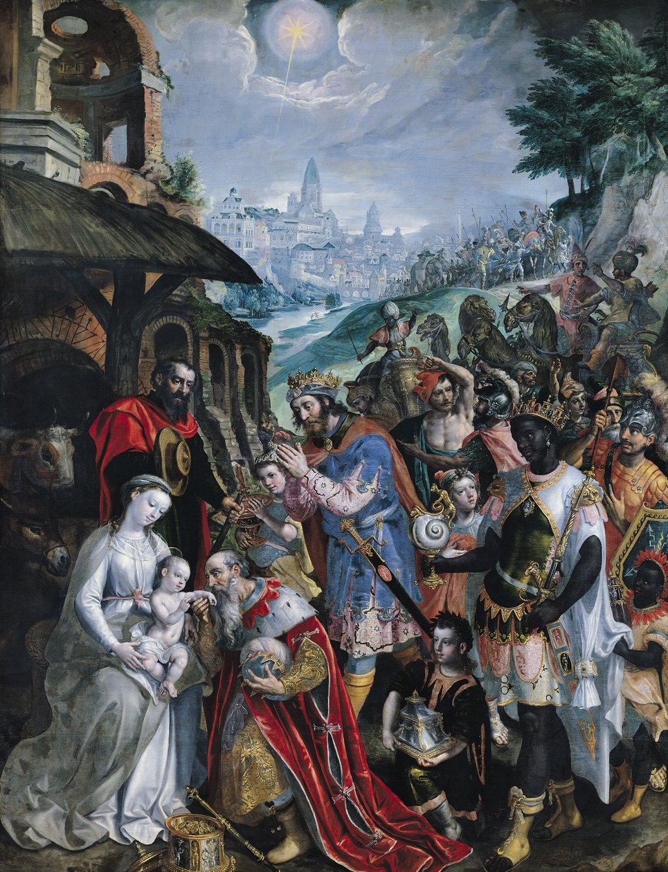 The Adoration of the Magi by Maarten de Vos