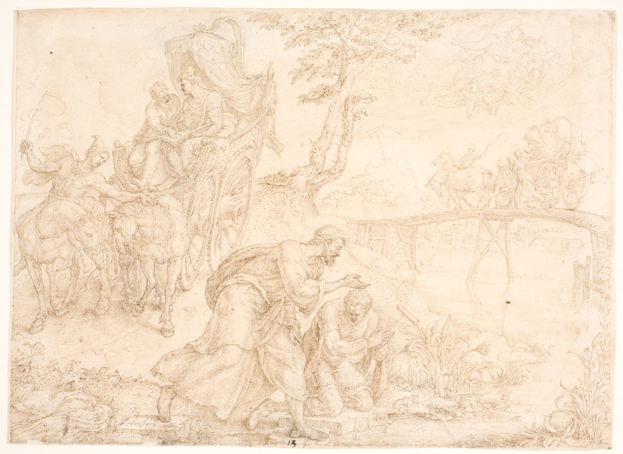 Philip Baptizes the Ethiopian Queen Kandake